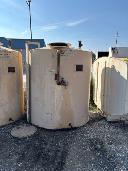 1500 gallon steel tank UL rated